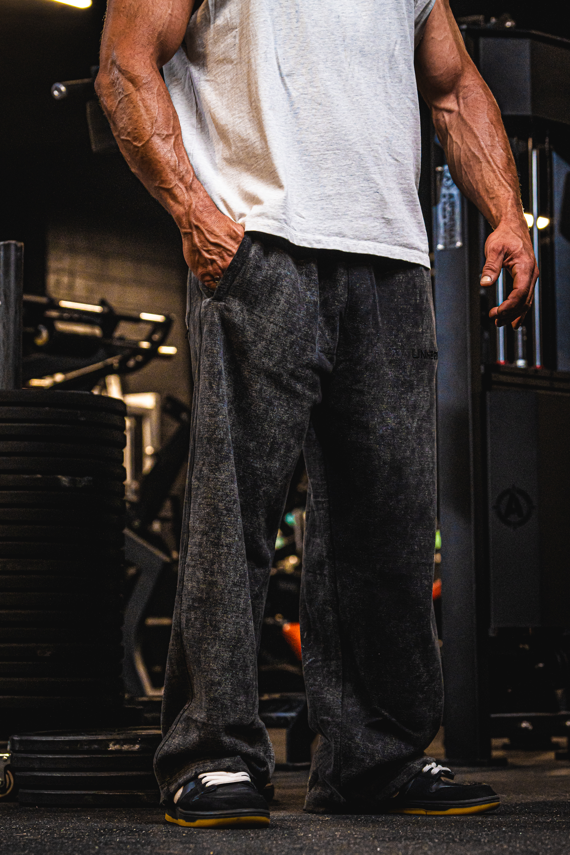 Acid Wash Baggy Joggers