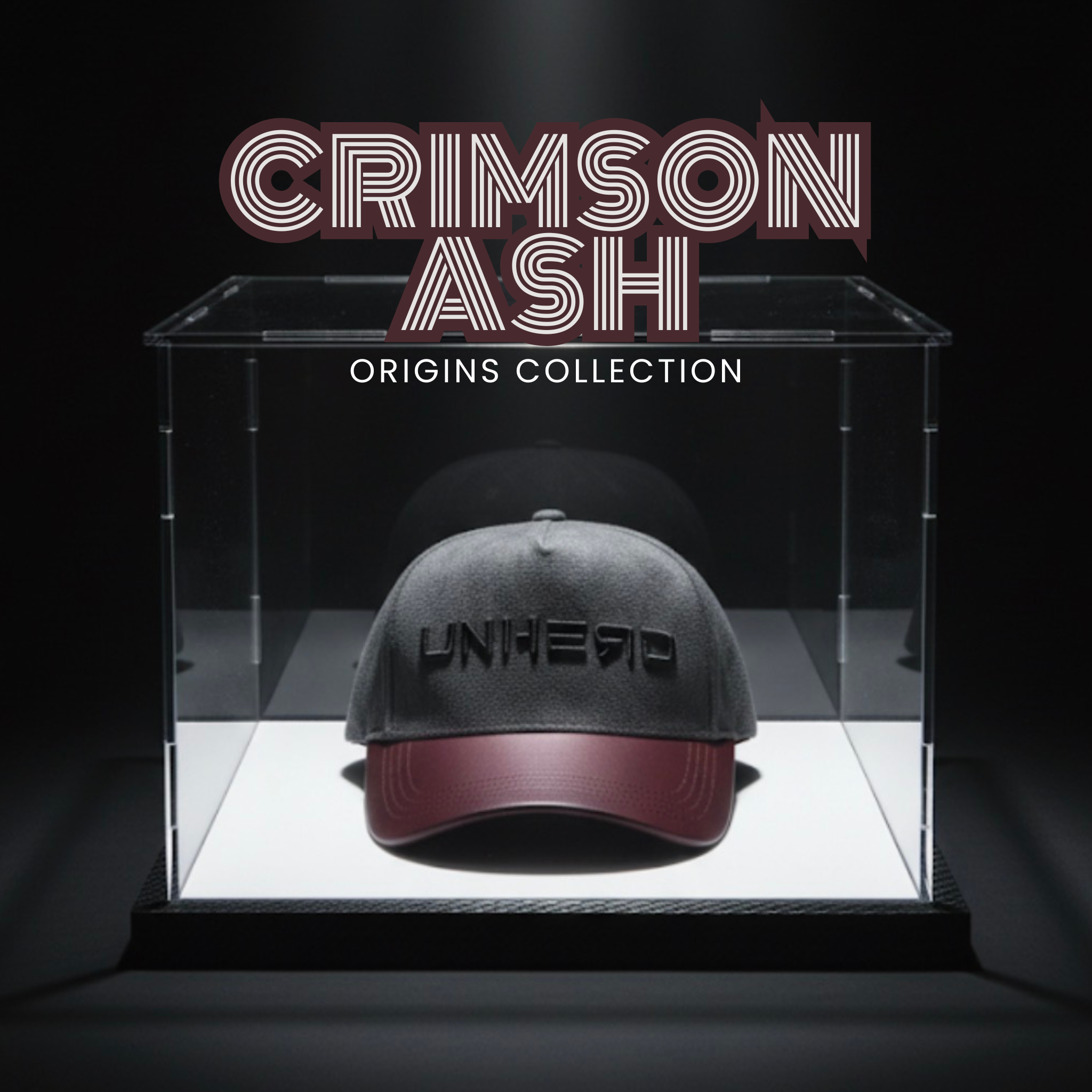 Suede Origins Collection Hat (Crimson Ash)