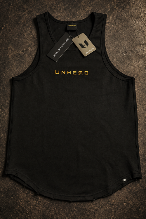 Legacy Ribbed Tank (Black & Gold Collection)