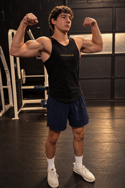 Legacy Ribbed Tank (Black & Gold Collection)