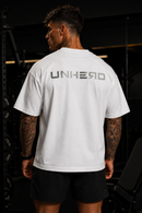 UNHERD Elevated Boxy Tee — White & Sage