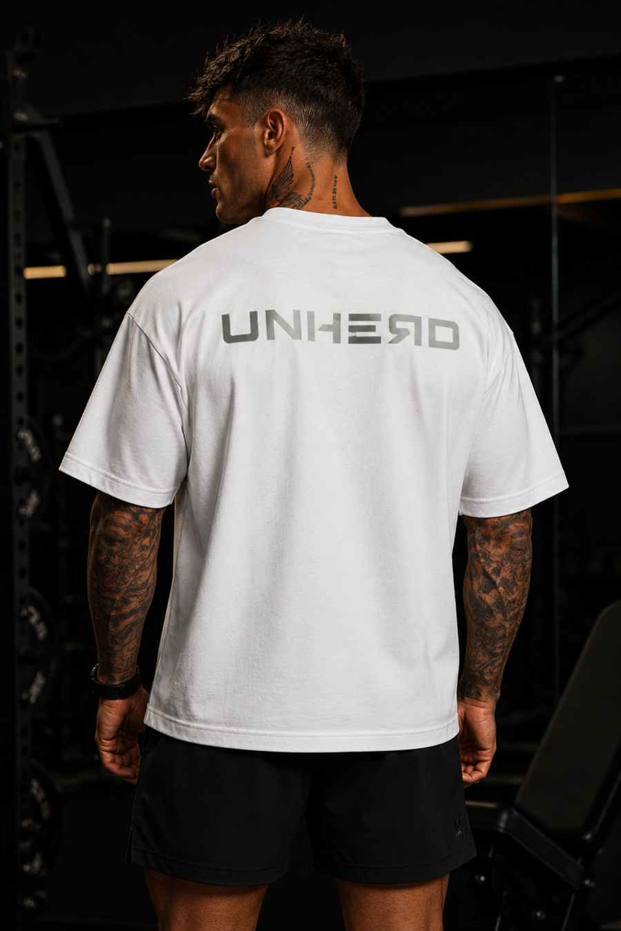 UNHERD Elevated Boxy Tee — White & Sage