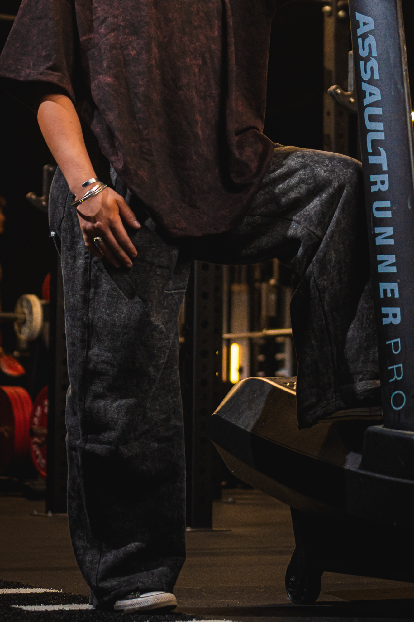 Acid Wash Baggy Joggers