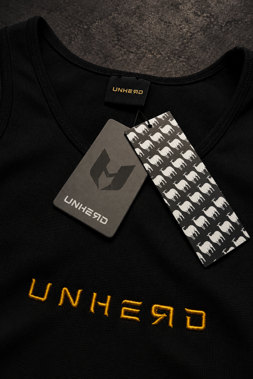 Legacy Ribbed Tank (Black & Gold Collection)