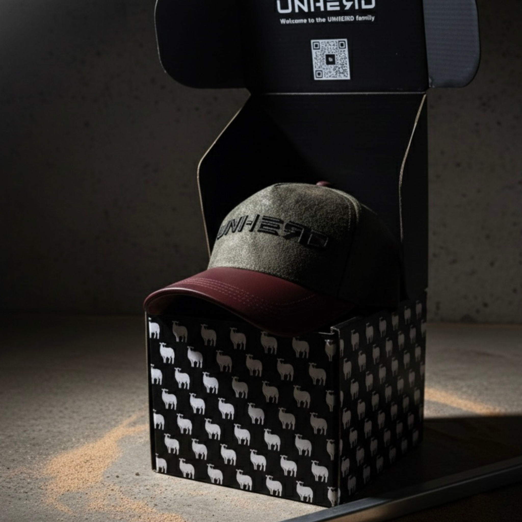 Suede Origins Collection Hat (Crimson Ash)