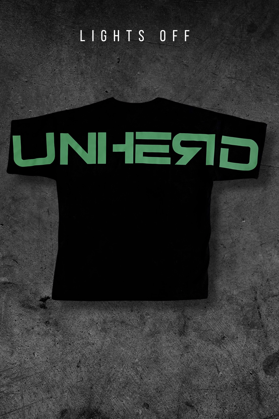 UNHERD Acid Wash Oversize Glow Tee (Pre-Order)