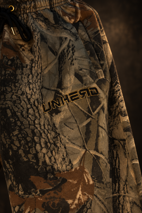 Legacy Camo Baggy Joggers (Black & Gold Collection)