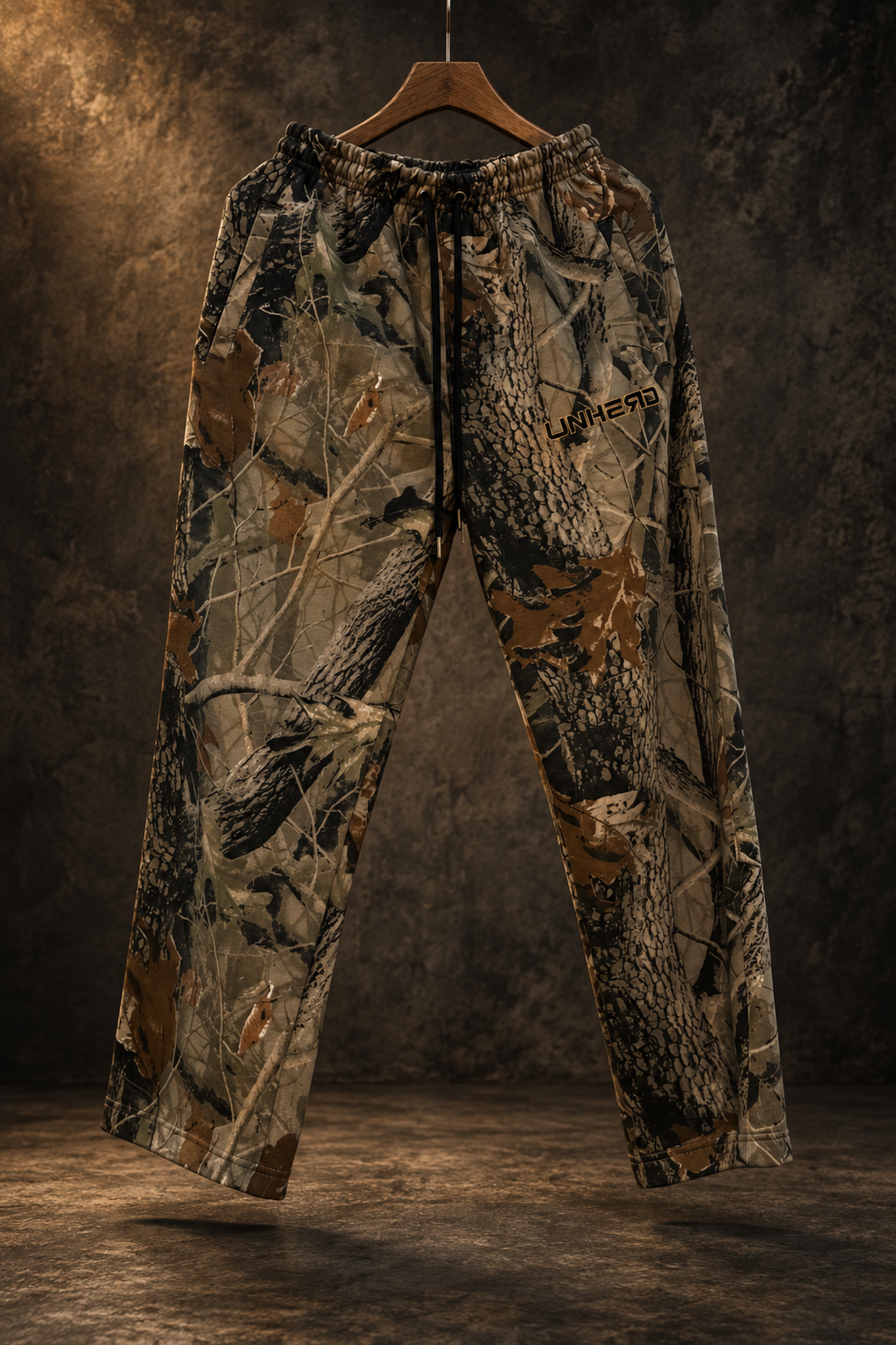 Legacy Camo Baggy Joggers (Black & Gold Collection)