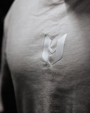 UNHERD Elevated Raw Hem Tee — Silver