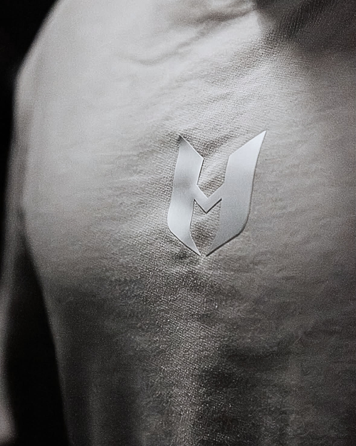 UNHERD Elevated Raw Hem Tee — Silver