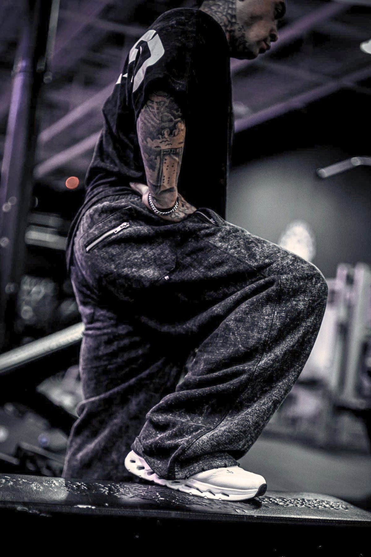 Acid Wash Baggy Joggers