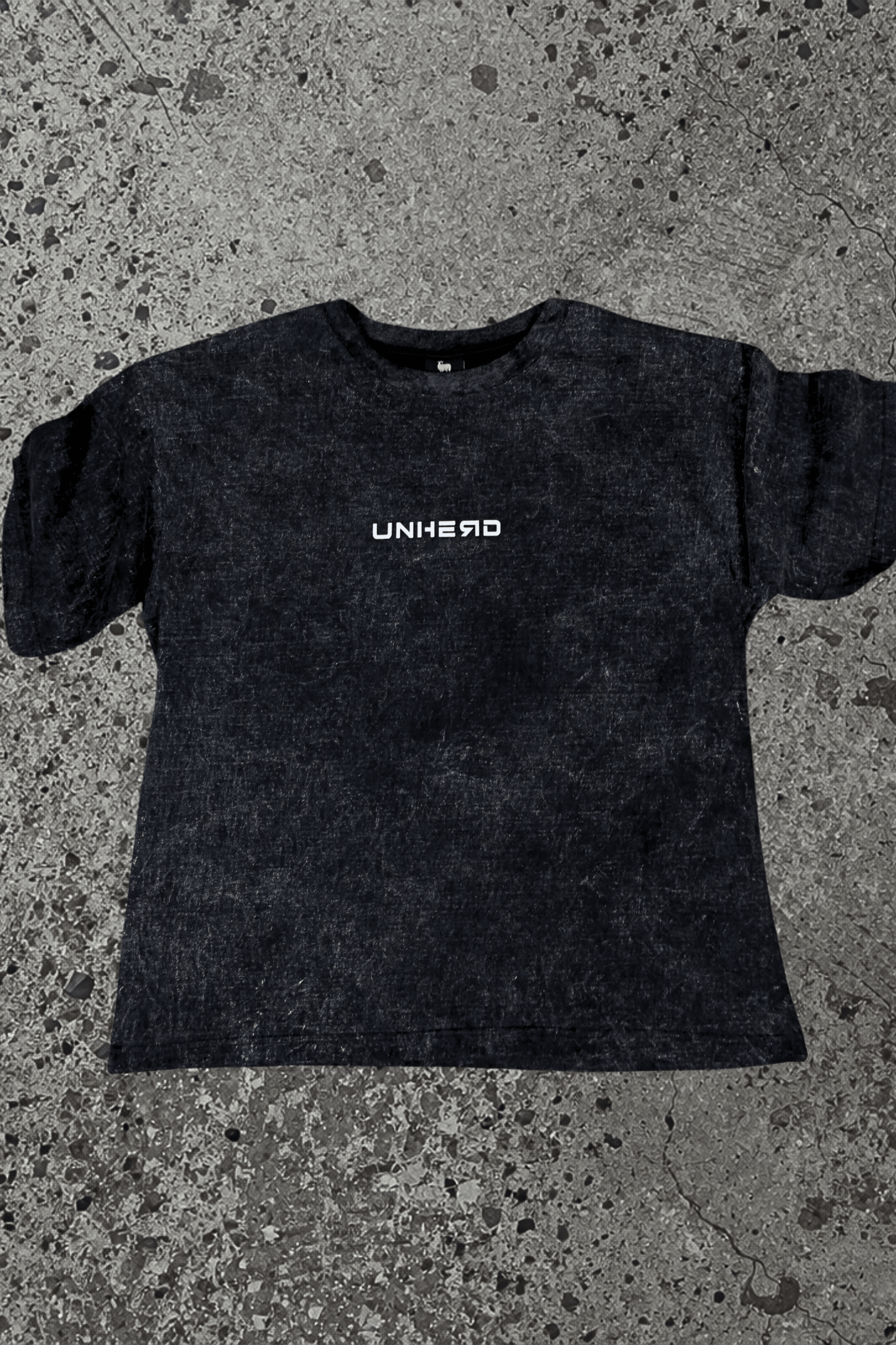 Acid Wash Oversized Tee - Trust Your Path - UNHERD