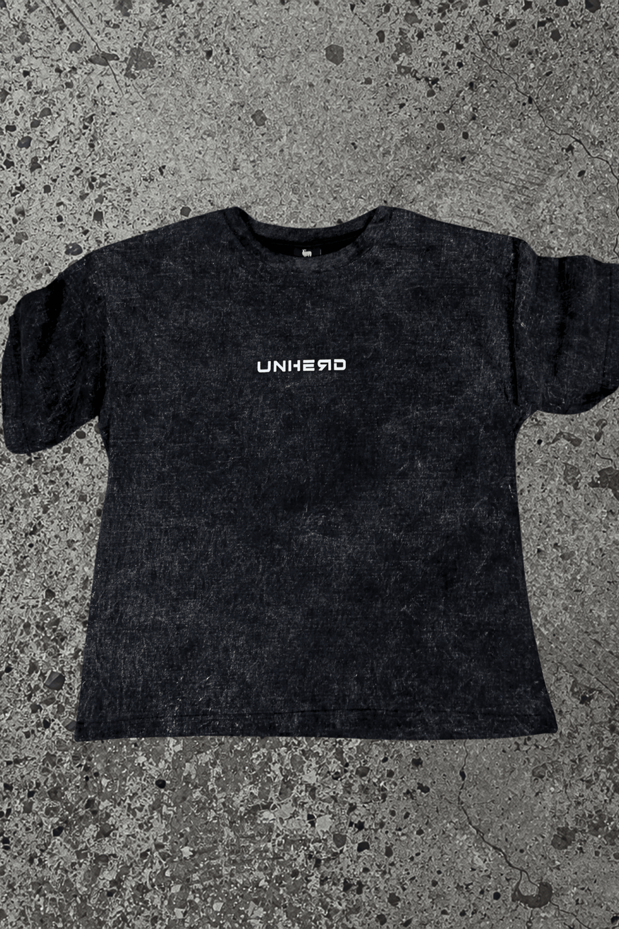 Acid Wash Oversized Tee - Trust Your Path - UNHERD