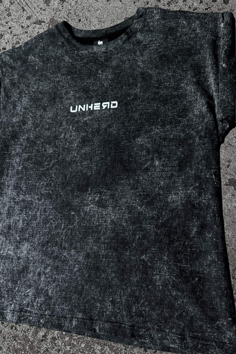 Acid Wash Oversized Tee - Trust Your Path - UNHERD