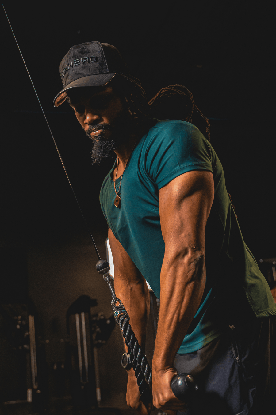 Fit Essential Tee — LUXPRO™ Precision Cut (Obsidian Teal) - UNHERD
