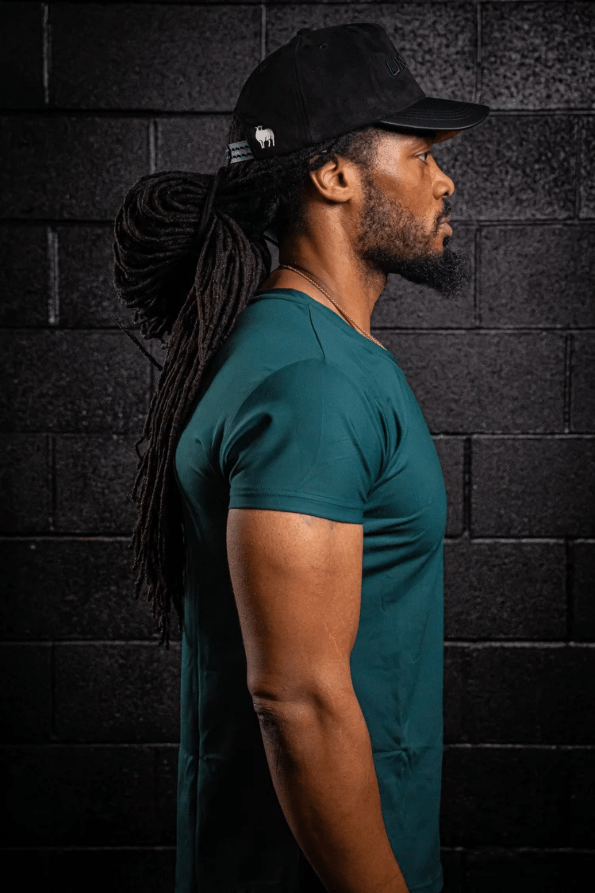 Fit Essential Tee — LUXPRO™ Precision Cut (Obsidian Teal) - UNHERD