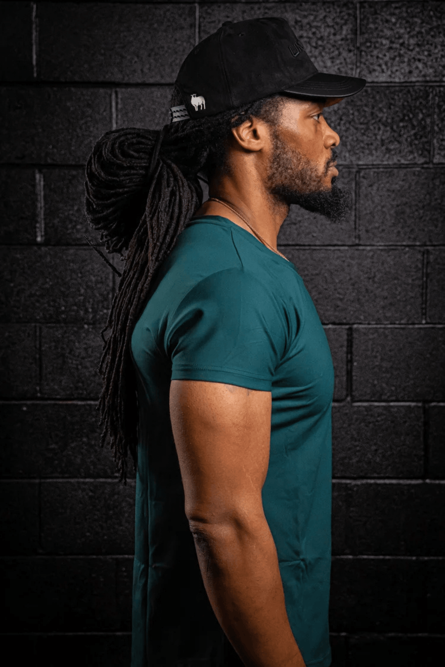 Fit Essential Tee — LUXPRO™ Precision Cut (Obsidian Teal) - UNHERD