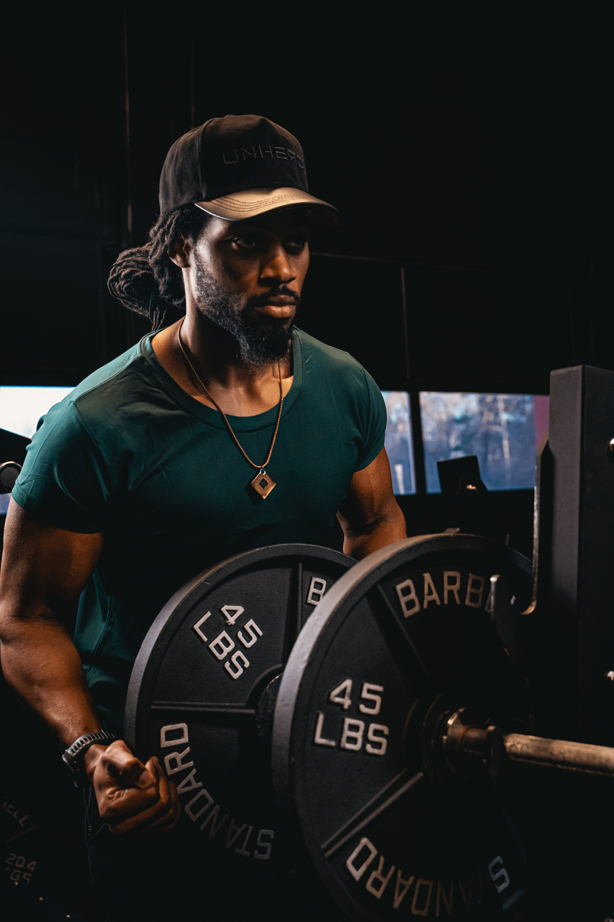 Fit Essential Tee — LUXPRO™ Precision Cut (Obsidian Teal) - UNHERD