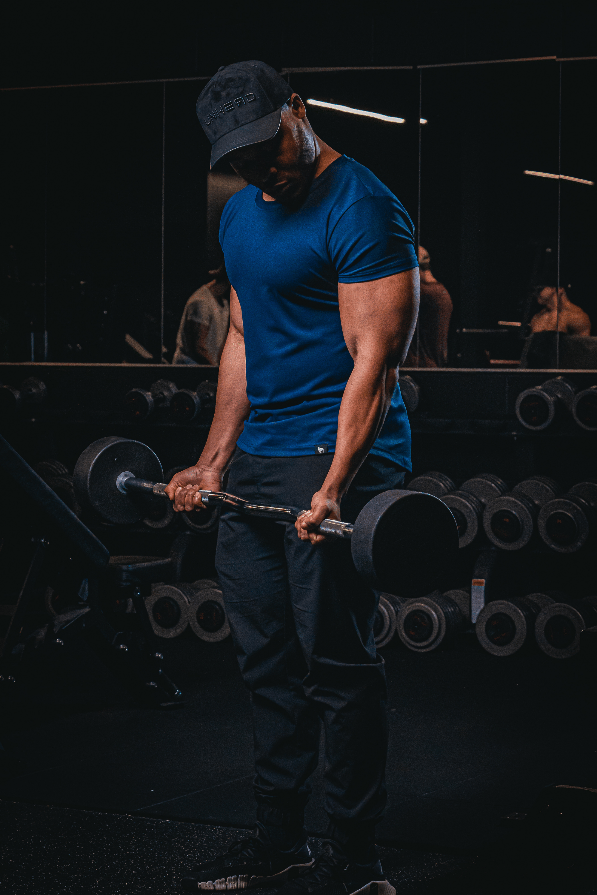 Fit Essential Tee — LUXPRO™ Precision Cut (Storm Navy) - UNHERD