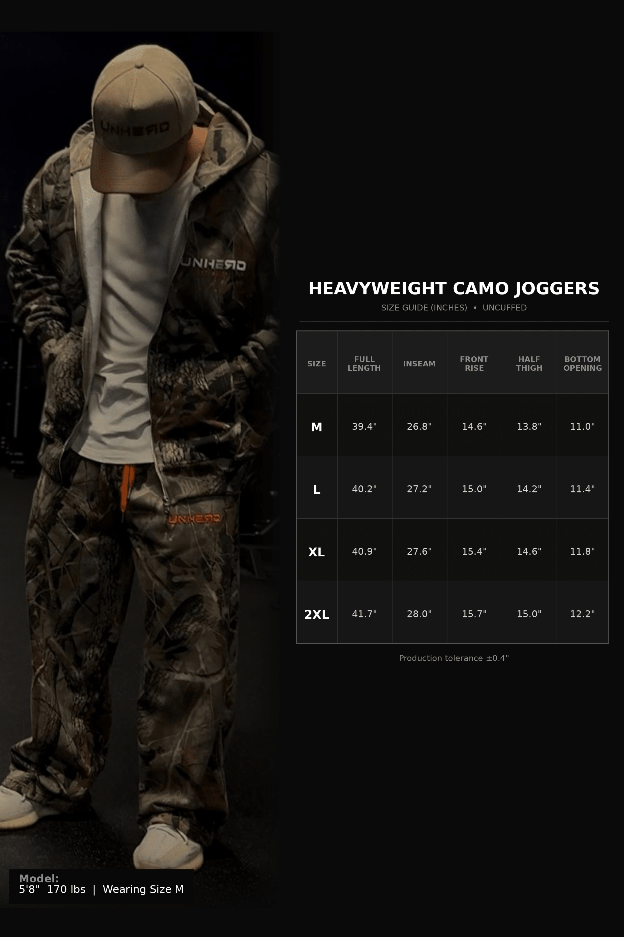 Heavyweight Camo Jogger - UNHERD