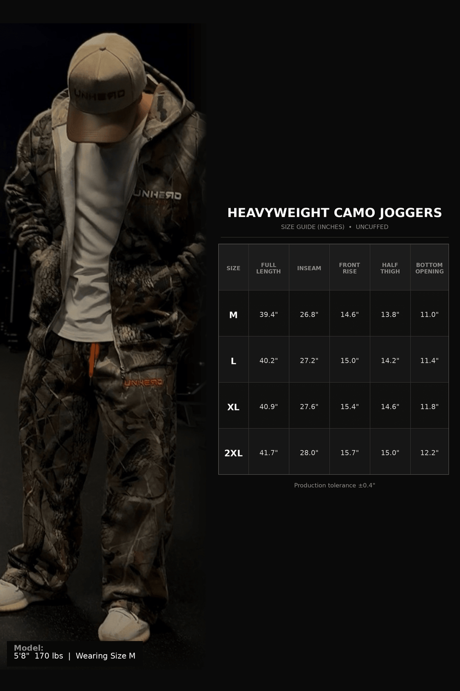 Heavyweight Camo Jogger - UNHERD