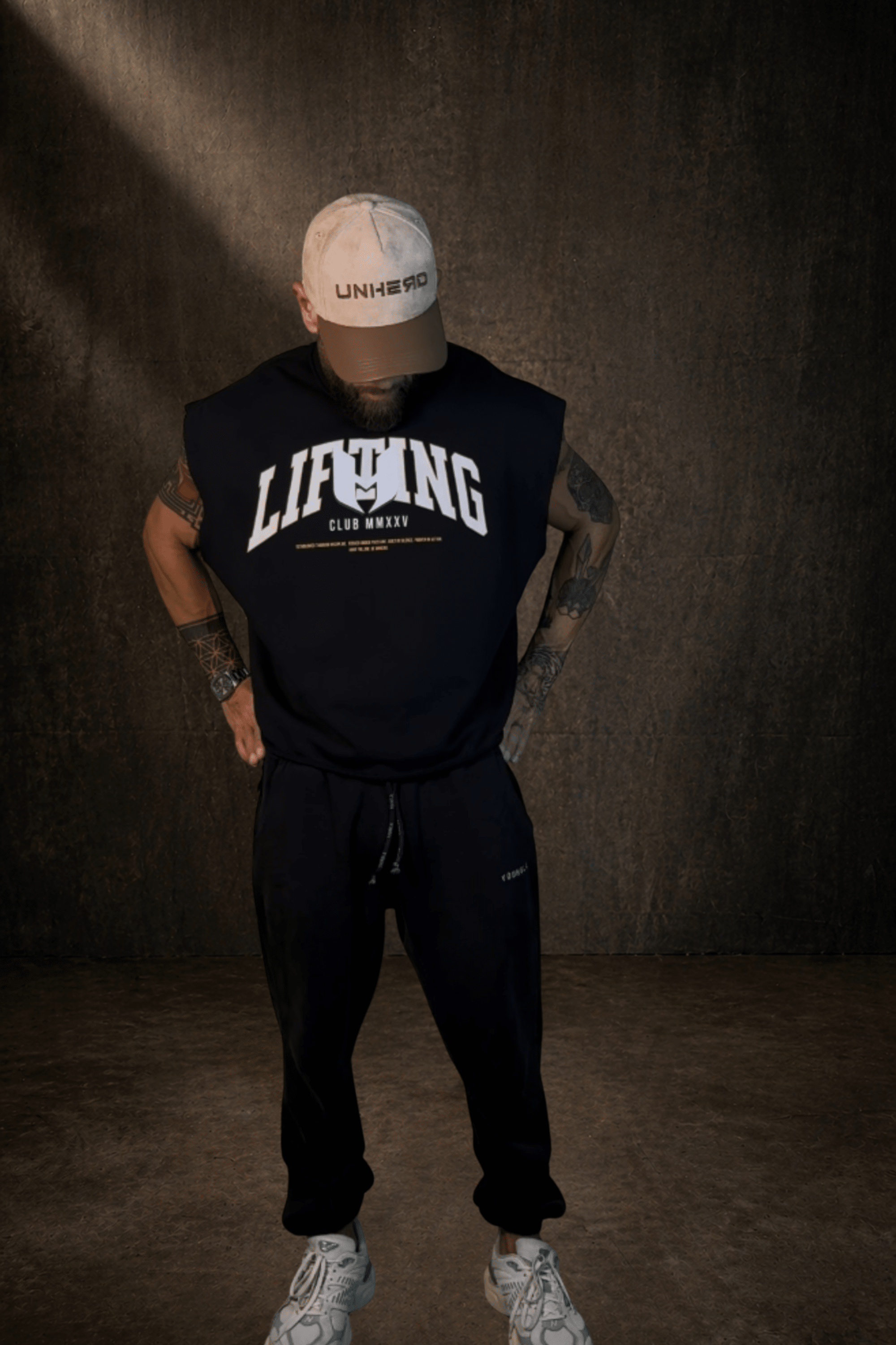 LIFTING CLUB MMXXV— French Terry Boxy Cut Tank - UNHERD