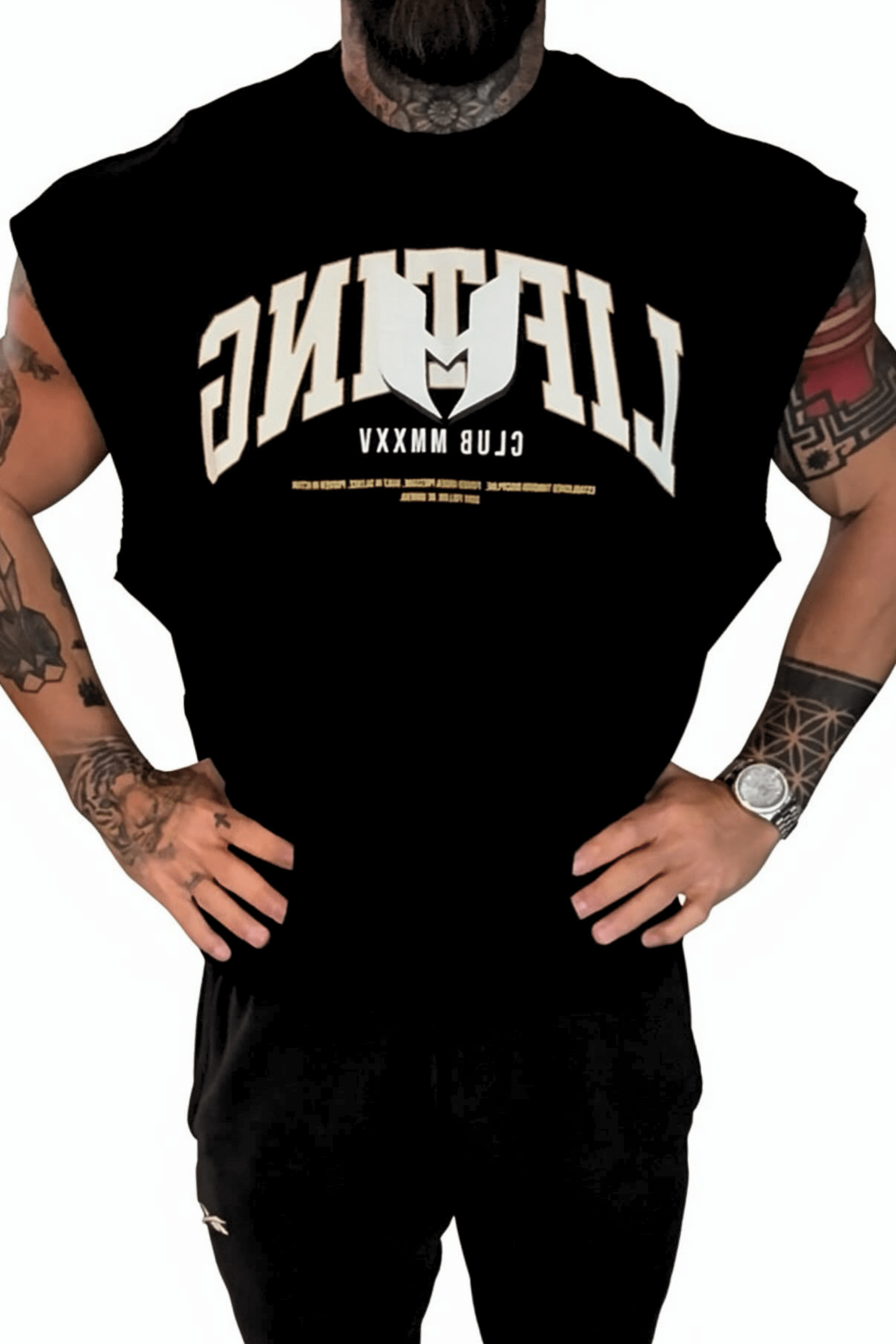 LIFTING CLUB MMXXV— French Terry Boxy Cut Tank