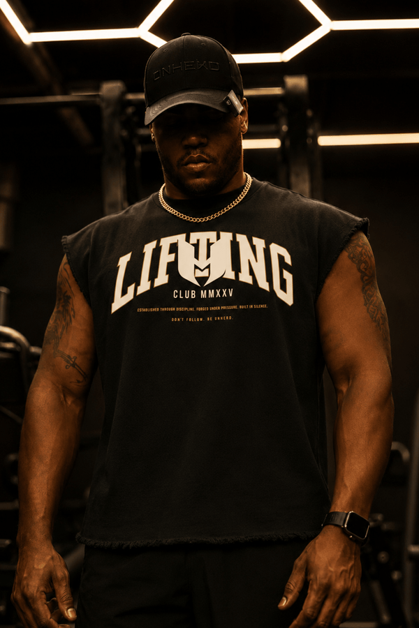 LIFTING CLUB — French Terry Boxy Cut Tank