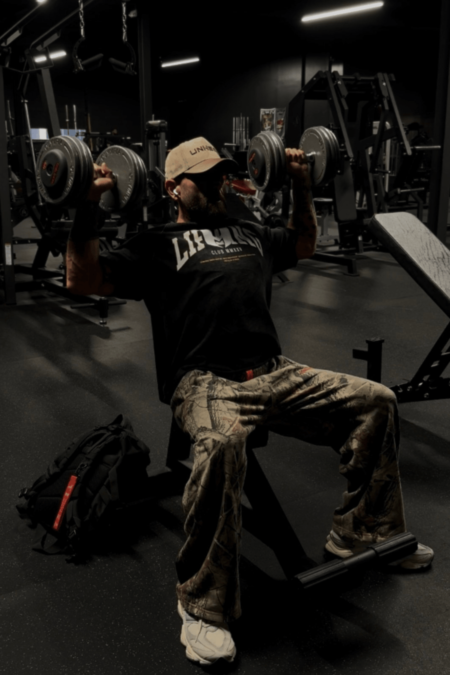 LIFTING CLUB MMXXV— Mineral Wash Raw Edge Oversize Tee - UNHERD