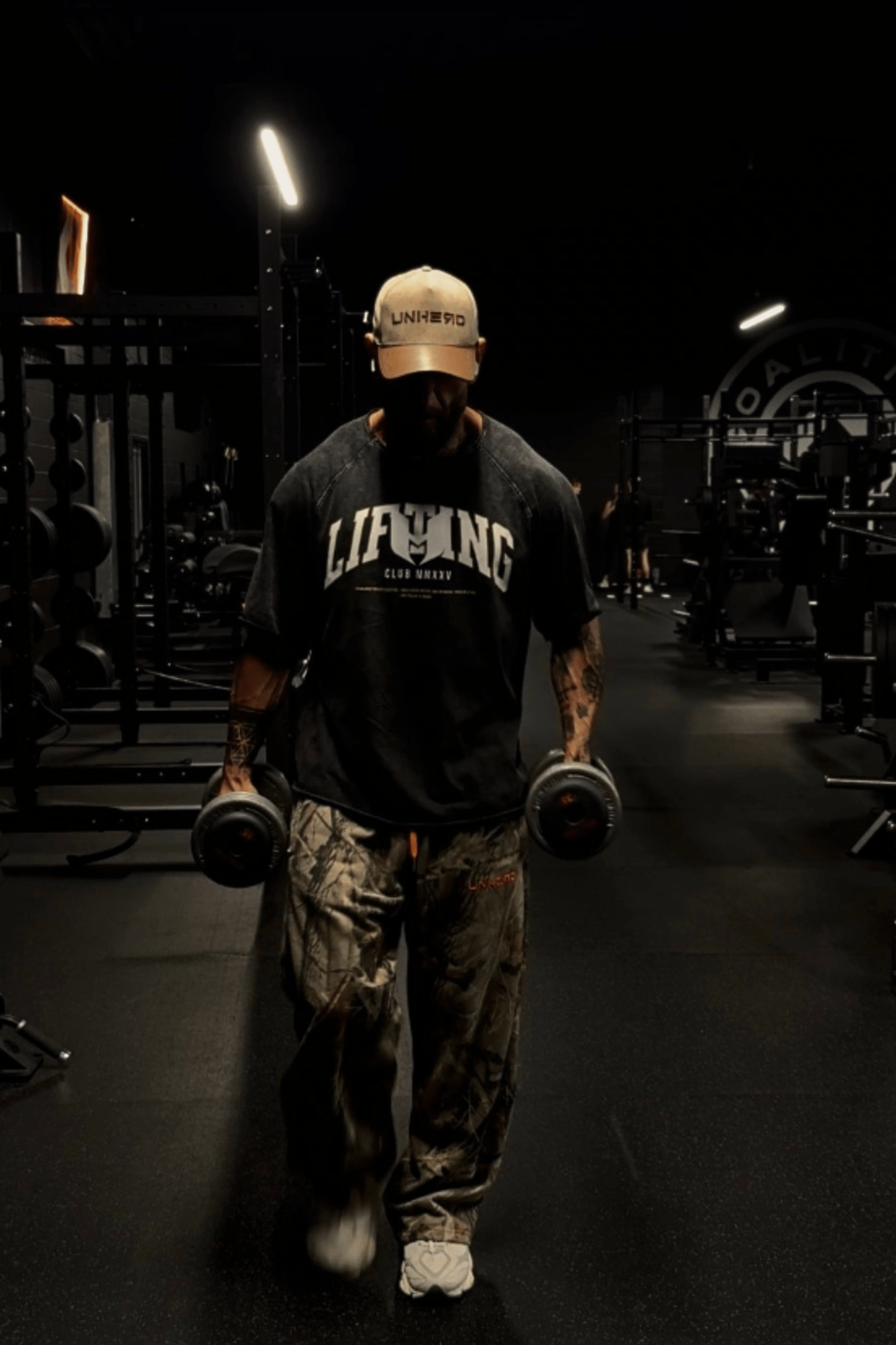 LIFTING CLUB MMXXV— Mineral Wash Raw Edge Oversize Tee - UNHERD