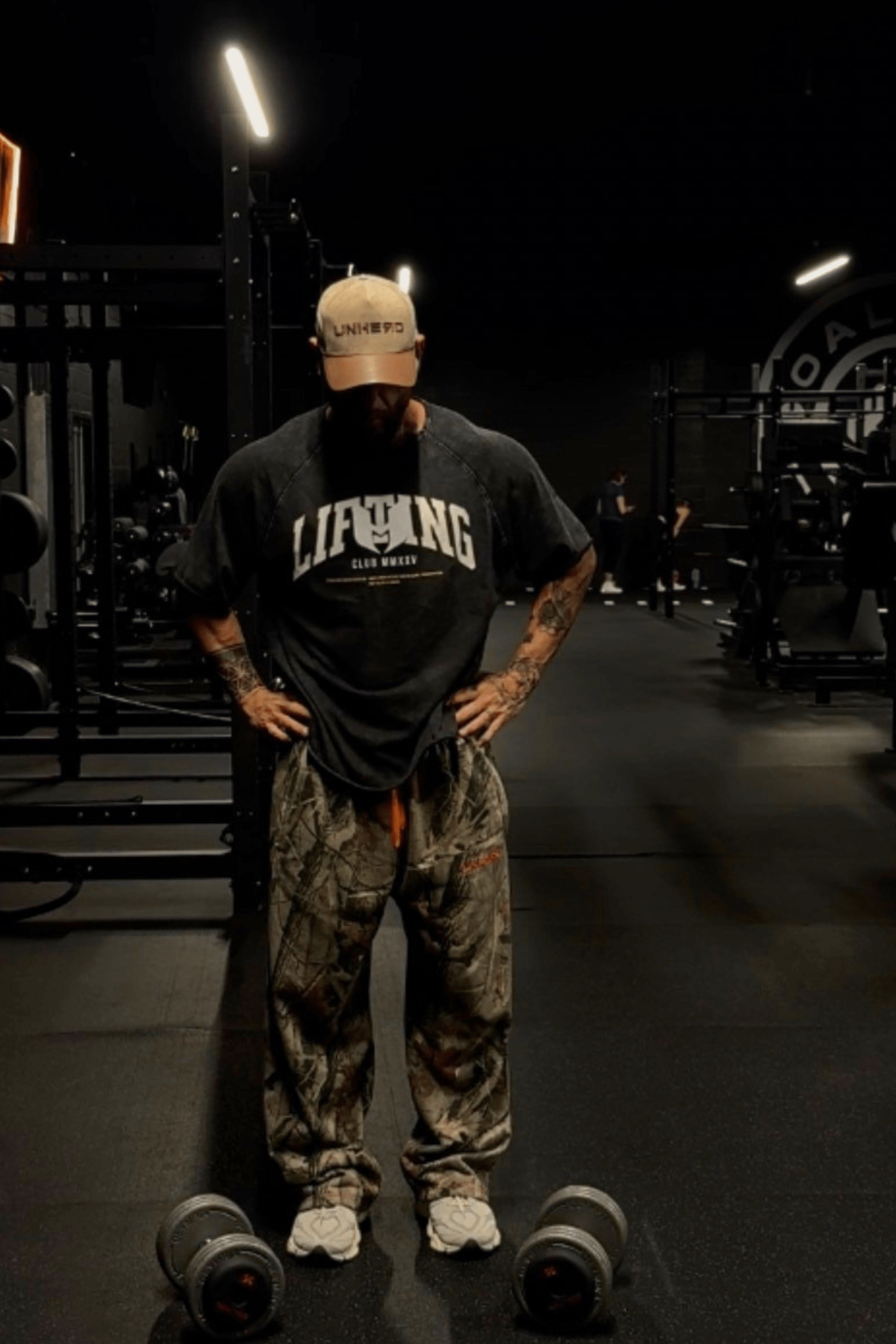 LIFTING CLUB MMXXV— Mineral Wash Raw Edge Oversize Tee - UNHERD