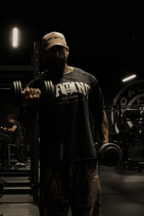 LIFTING CLUB MMXXV— Mineral Wash Raw Edge Oversize Tee - UNHERD