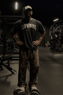 LIFTING CLUB MMXXV— Mineral Wash Raw Edge Oversize Tee - UNHERD