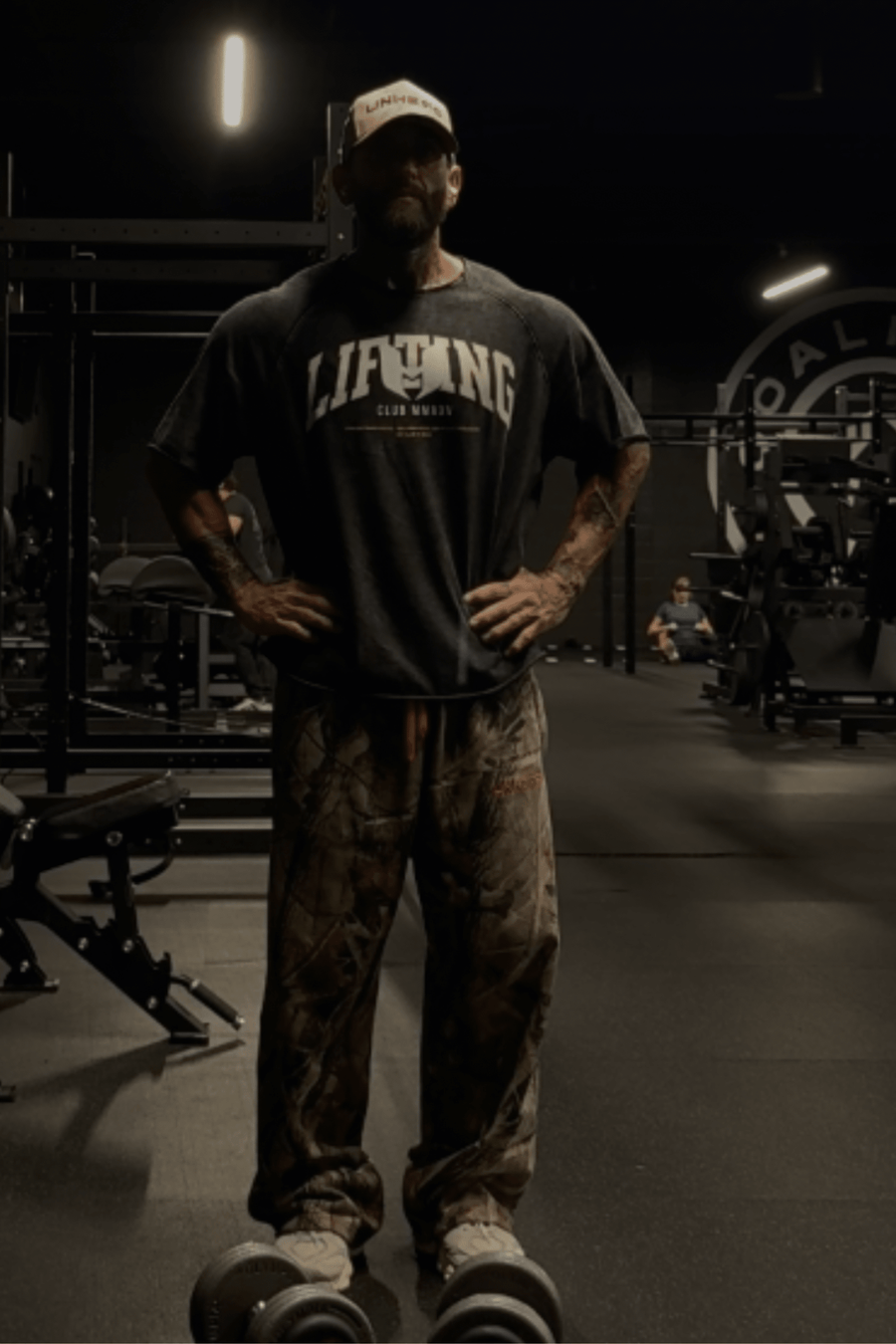 LIFTING CLUB MMXXV— Mineral Wash Raw Edge Oversize Tee - UNHERD