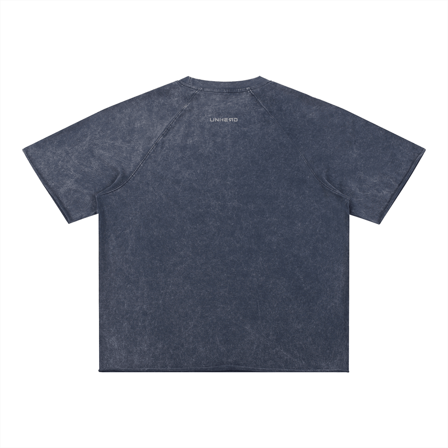 LIFTING CLUB MMXXV— Mineral Wash Raw Edge Tee - UNHERD