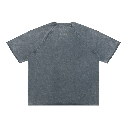 LIFTING CLUB MMXXV— Mineral Wash Raw Edge Tee - UNHERD