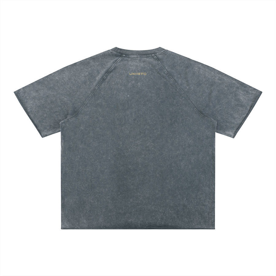 LIFTING CLUB MMXXV— Mineral Wash Raw Edge Tee - UNHERD