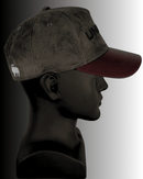 Premium Suede Hat — Crimson Ash - UNHERD