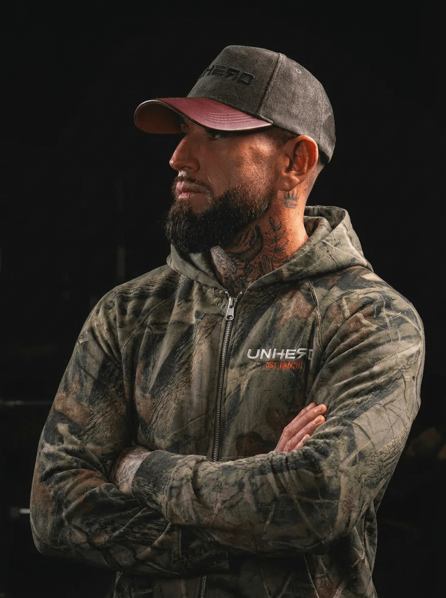 Premium Suede Hat — Crimson Ash - UNHERD