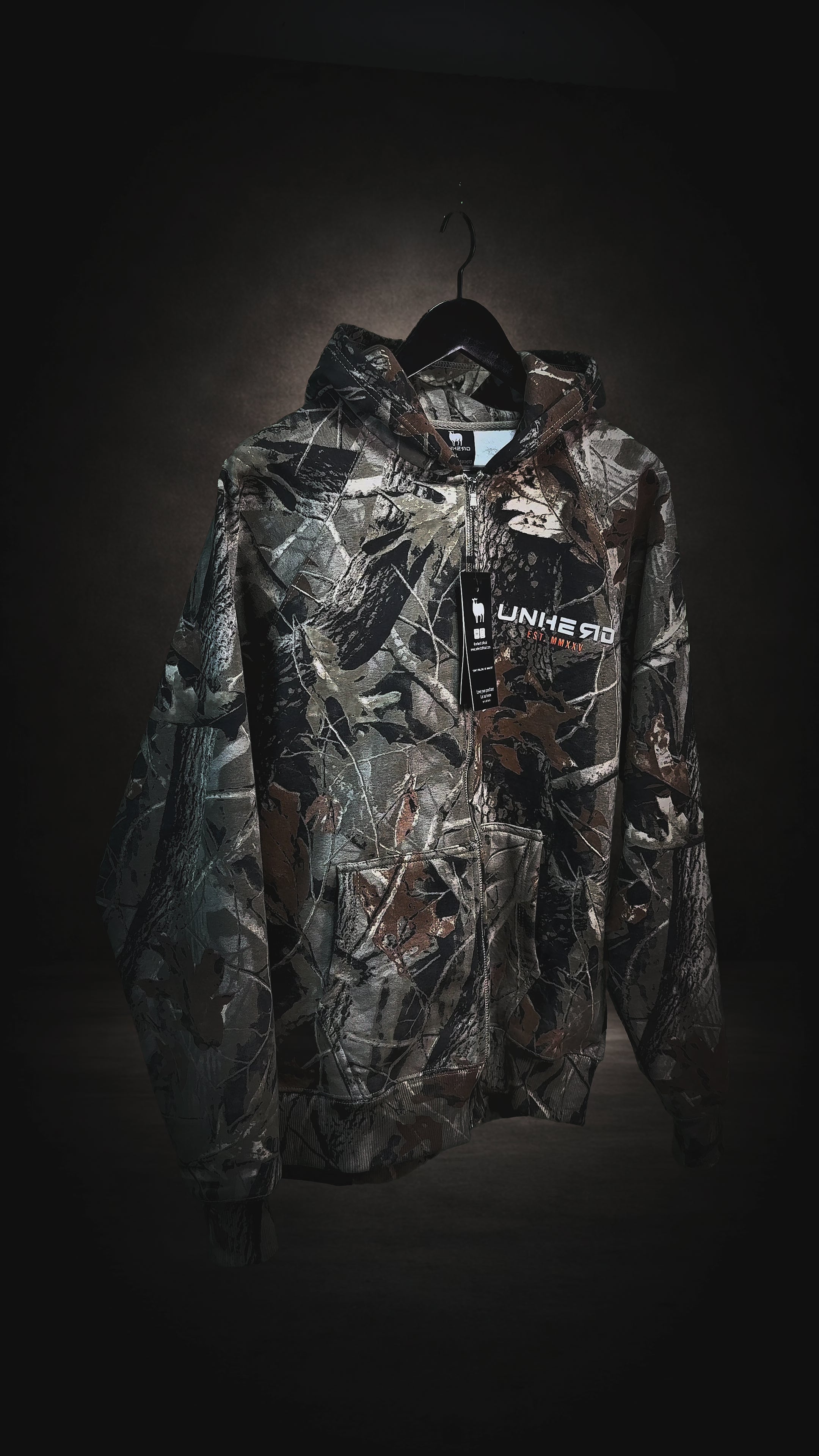Signature Zip Hoodie – Camo Edition
