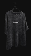 Acid Wash Oversized Tee- Trust Your Path