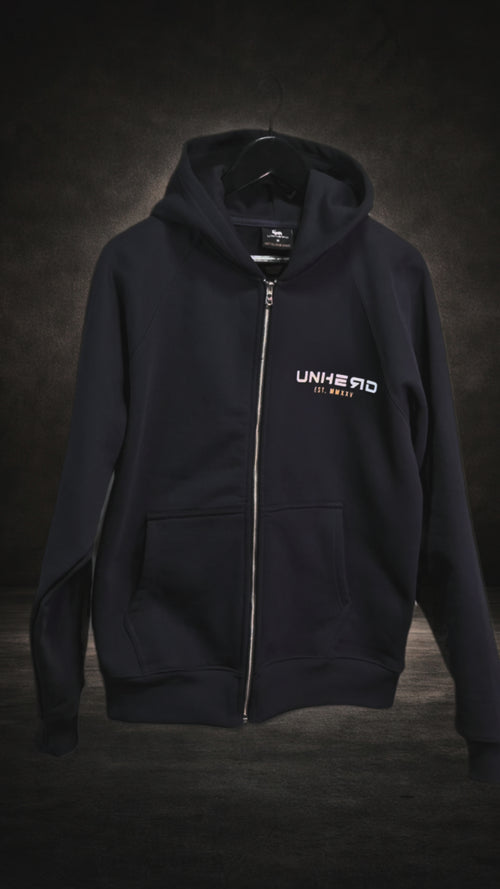 Signature Zip Hoodie – Navy