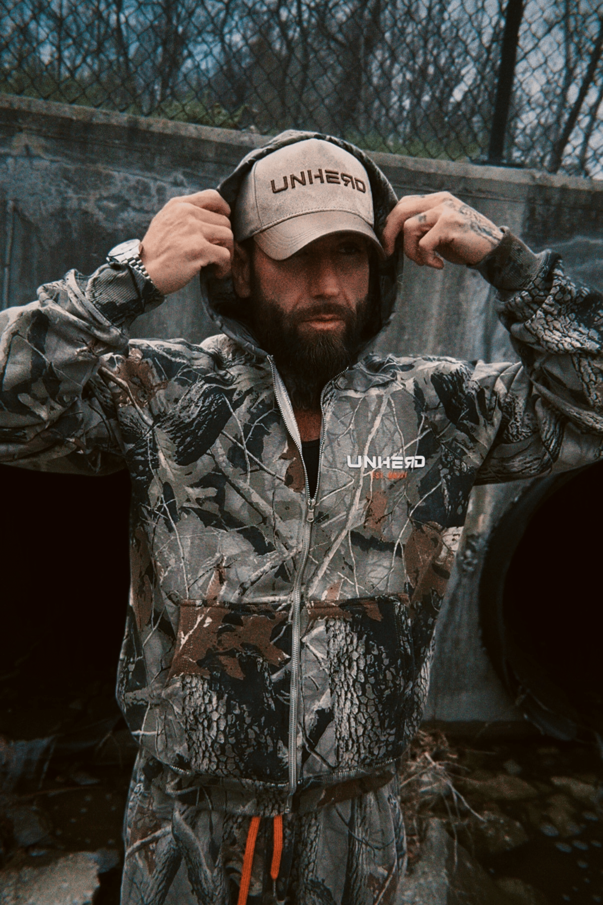 Signature Zip Hoodie – Camo Edition - UNHERD