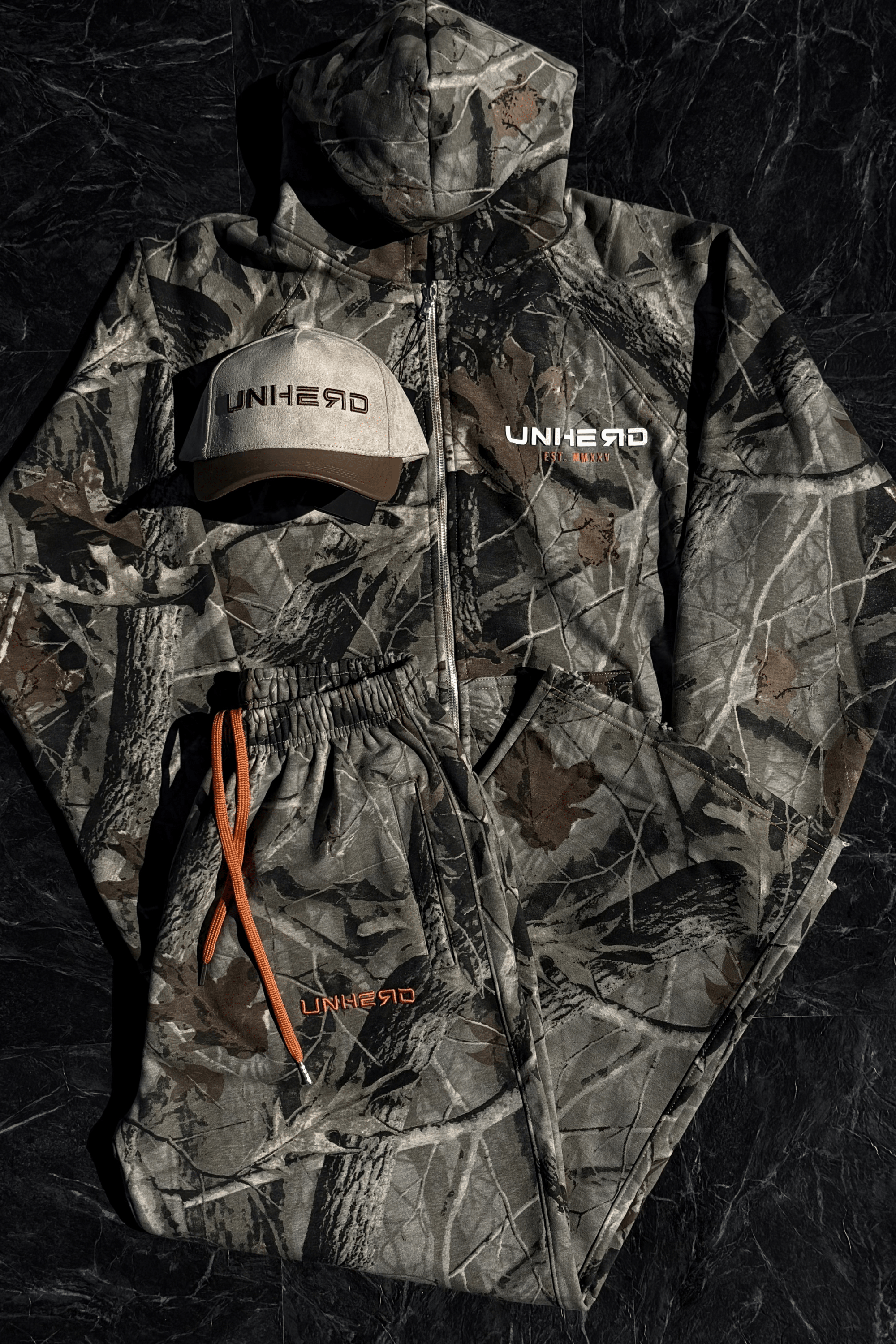 Signature Zip Hoodie – Camo Edition - UNHERD
