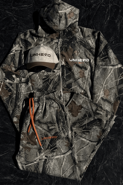 Signature Zip Hoodie – Camo Edition - UNHERD