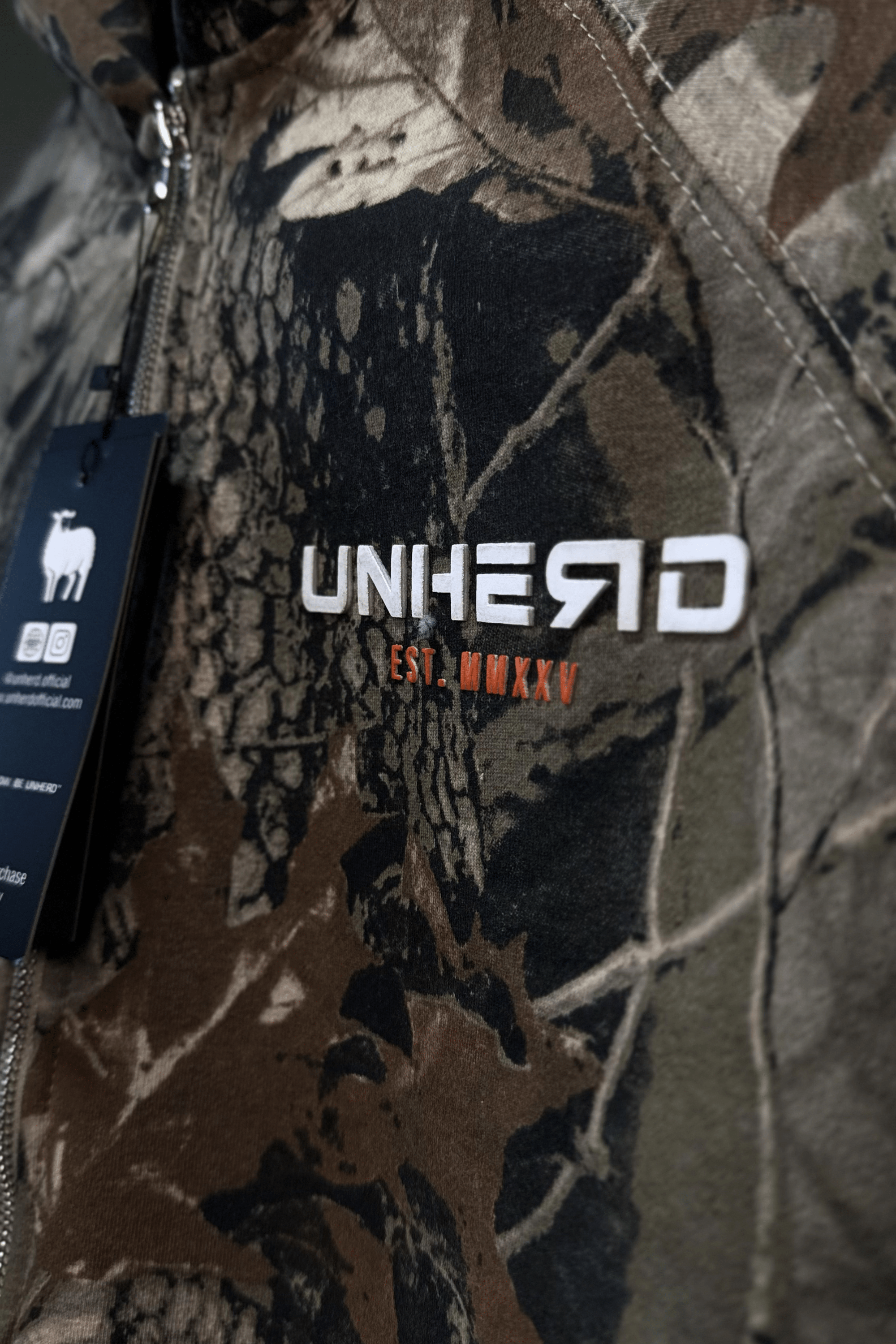 Signature Zip Hoodie – Camo Edition - UNHERD