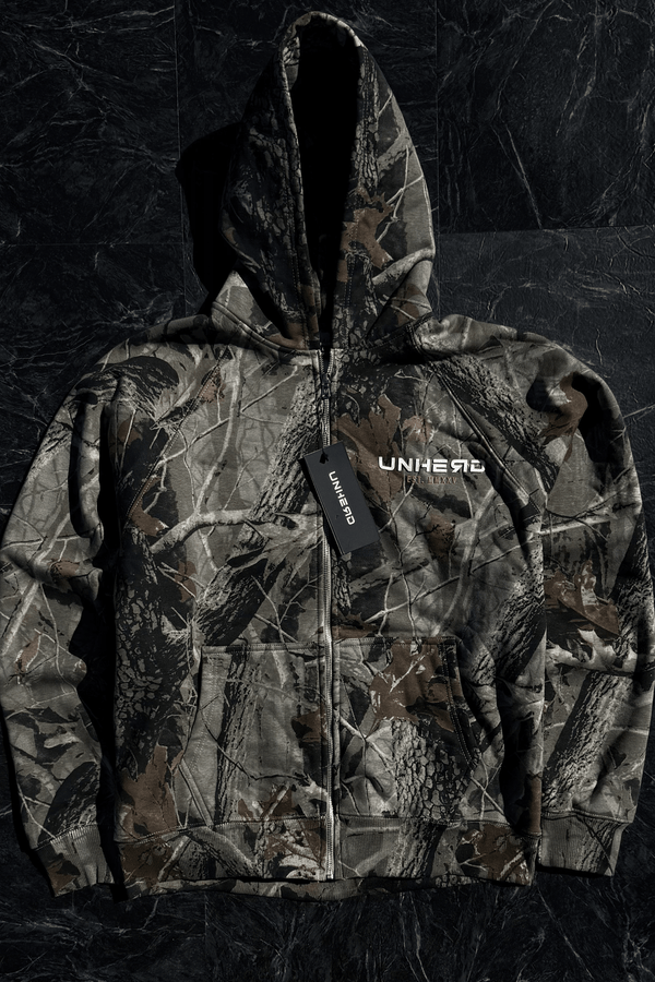 Signature Zip Hoodie – Camo Edition