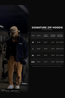 Signature Zip Hoodie – Navy - UNHERD