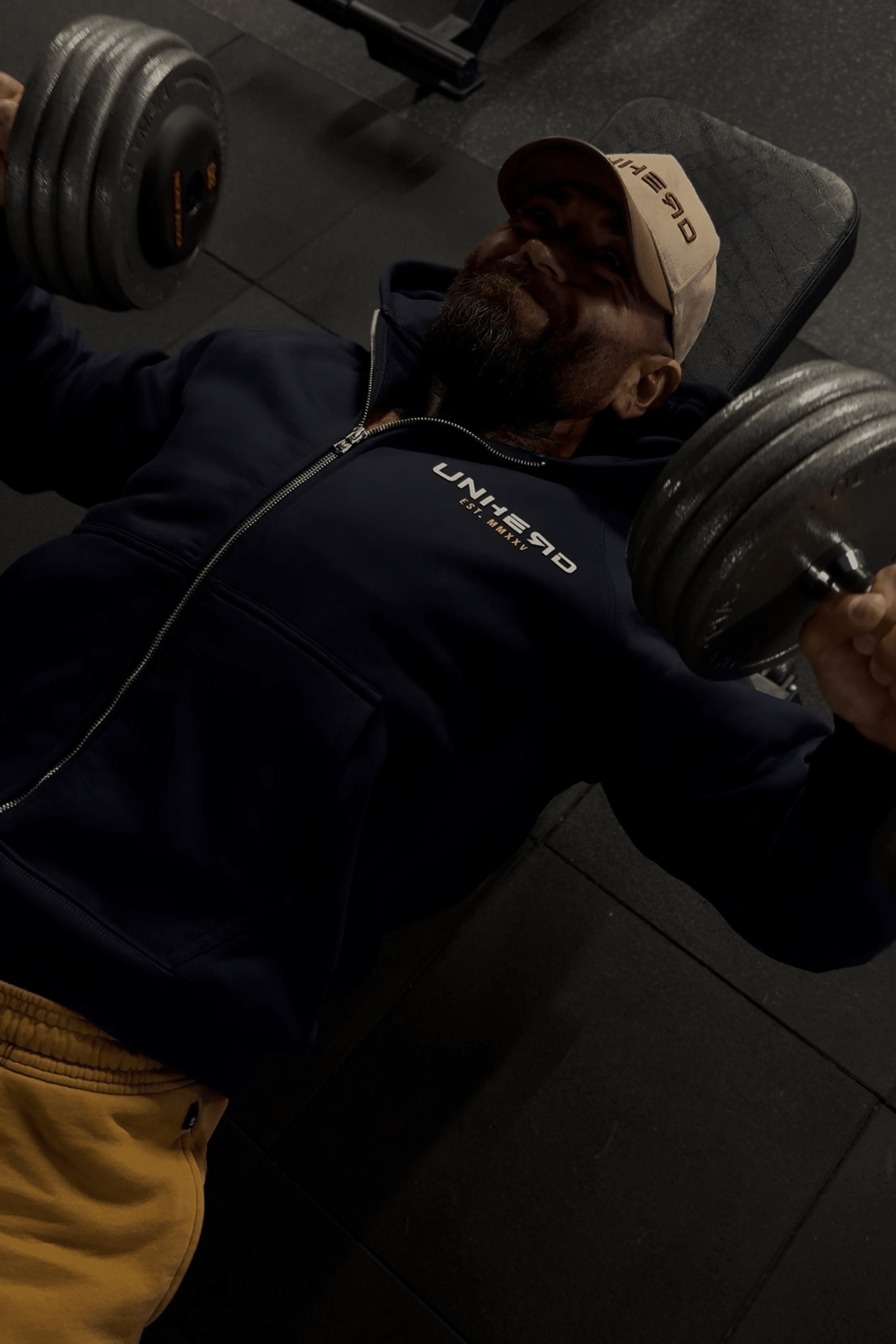 Signature Zip Hoodie – Navy - UNHERD