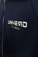 Signature Zip Hoodie – Navy - UNHERD